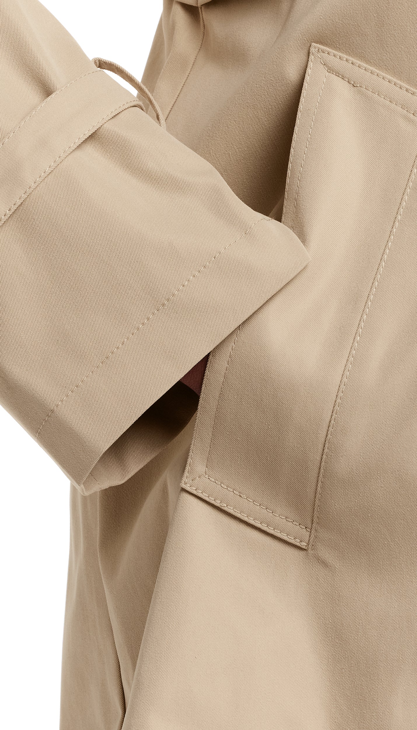 DOUBLE BREASTED A-LINE TRENCH - Image 4