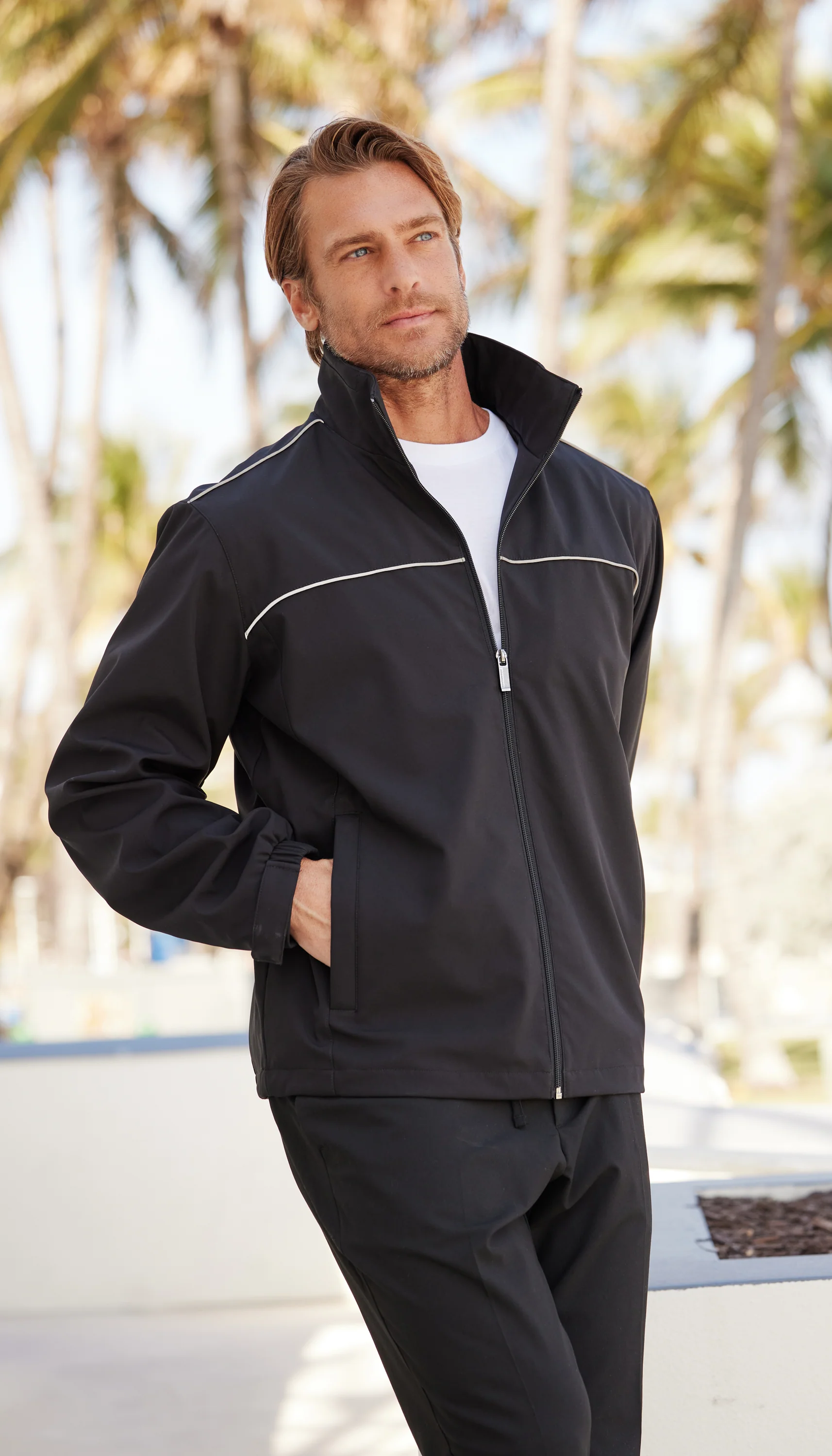 FLEX TECH JACKET WITH REFLECTIVE PIPING - Image 7