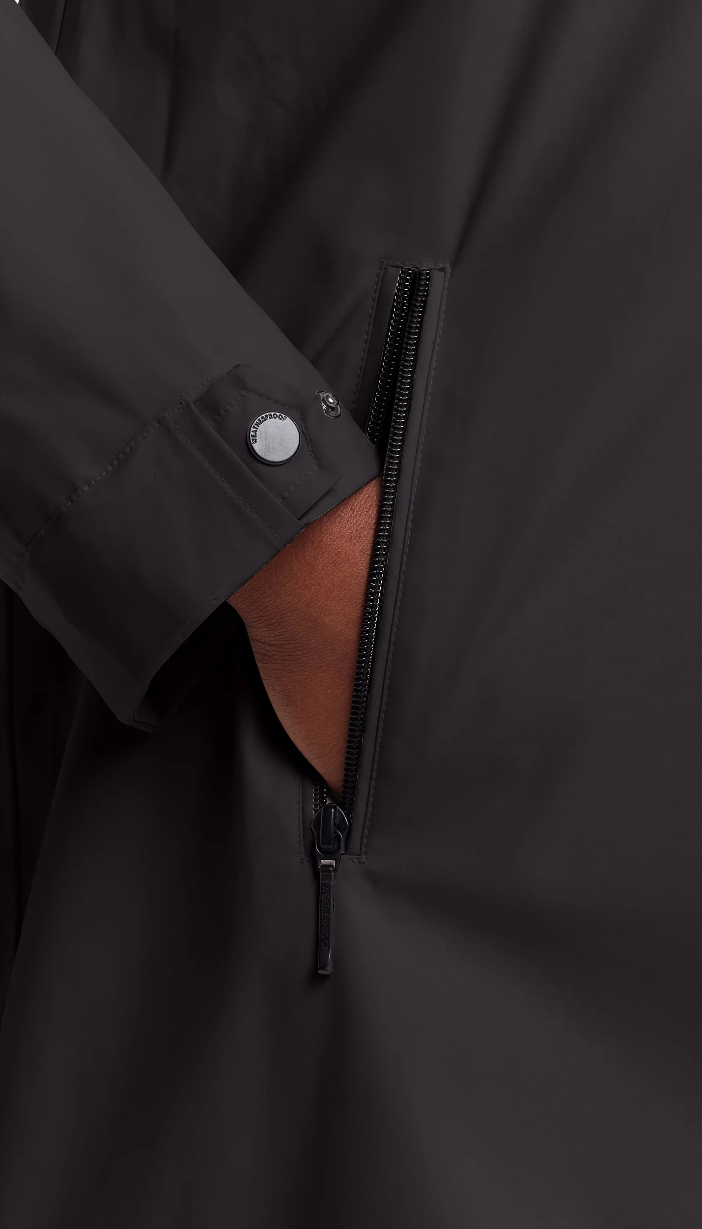 HOODED A-LINE RAIN JACKET - Image 17