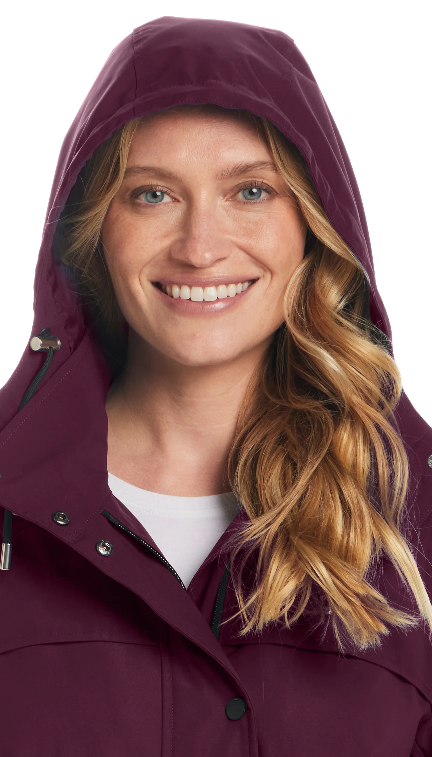 HOODED A-LINE RAIN JACKET - Image 10