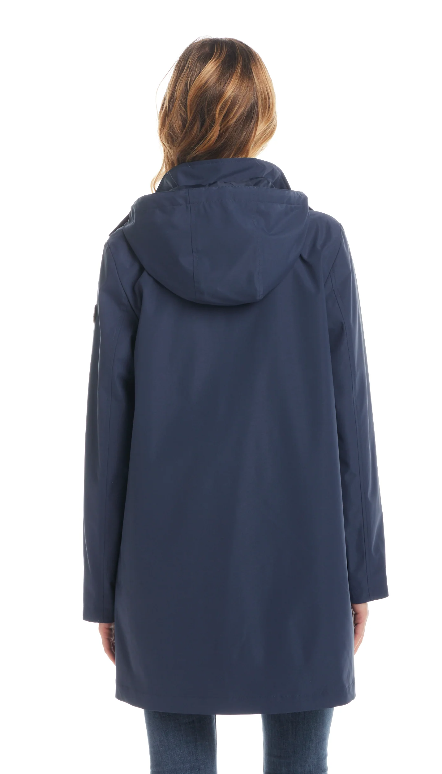 HOODED A-LINE RAIN JACKET - Image 13