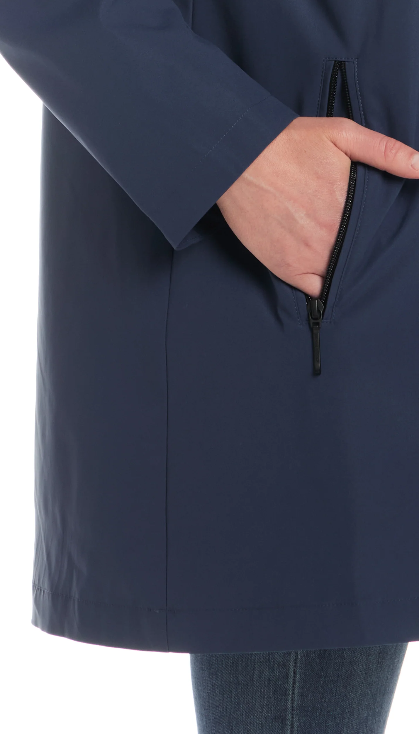 HOODED A-LINE RAIN JACKET - Image 20