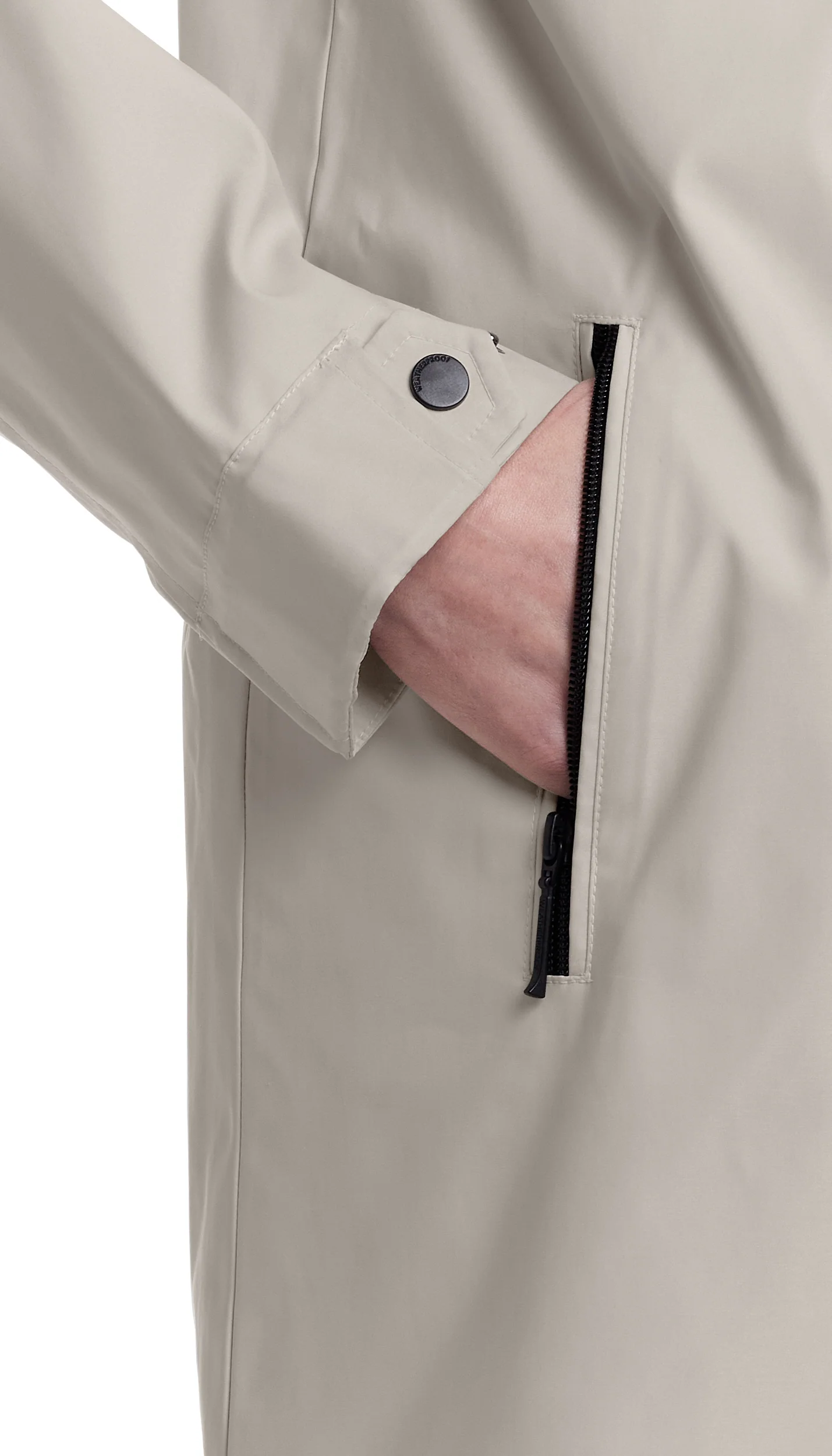 HOODED A-LINE RAIN JACKET - Image 26