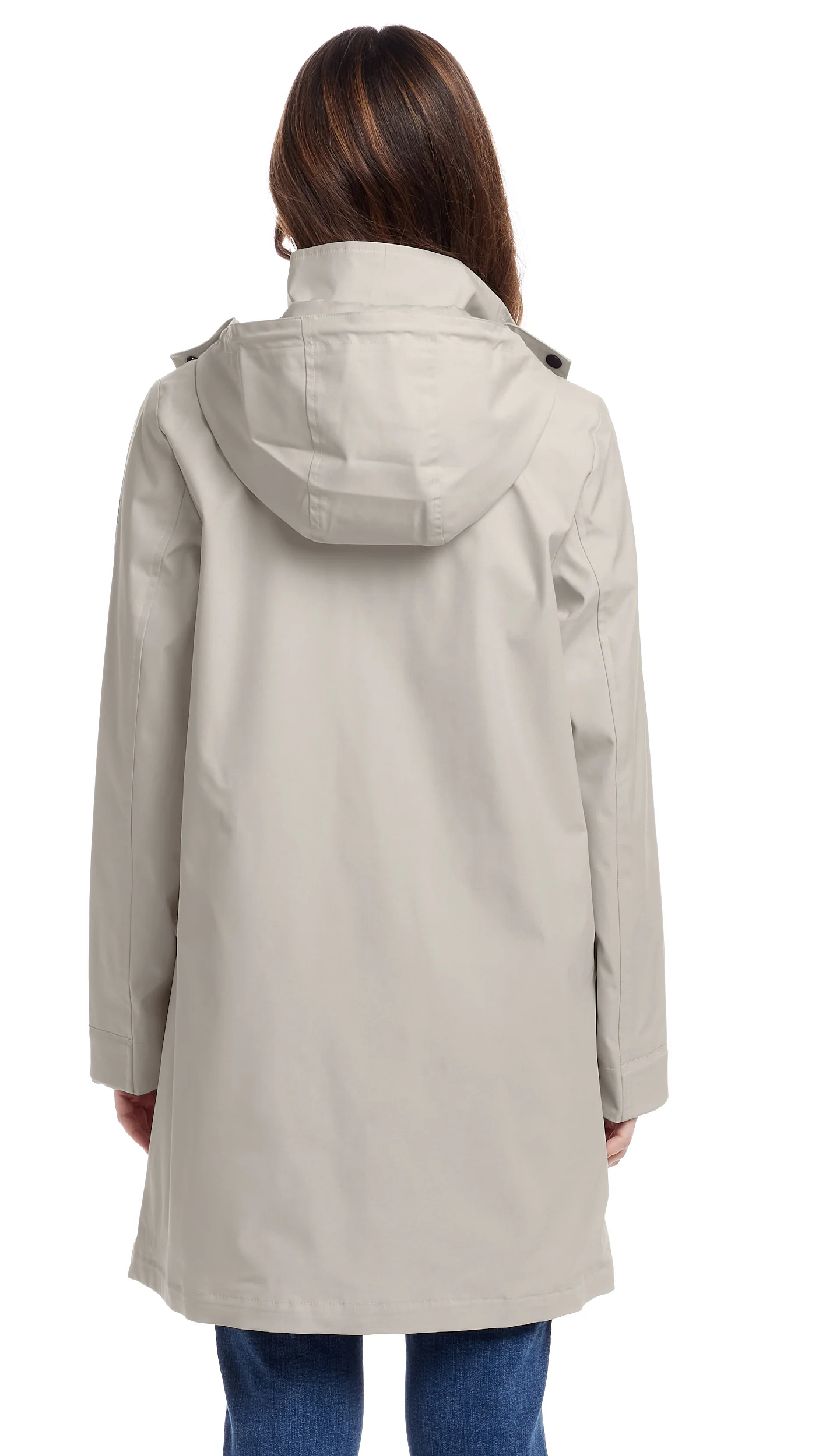 HOODED A-LINE RAIN JACKET - Image 28