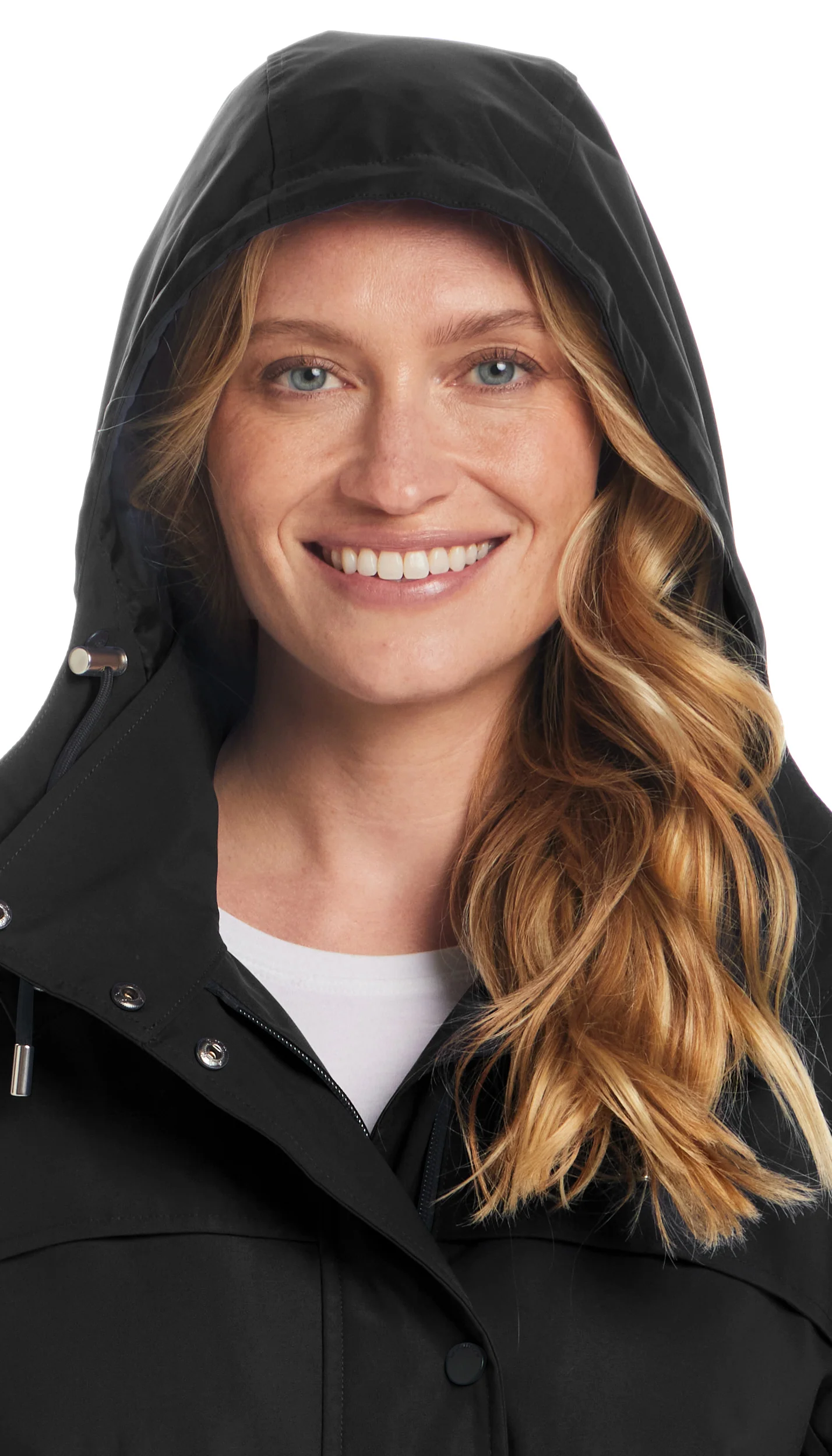 HOODED A-LINE RAIN JACKET - Image 38
