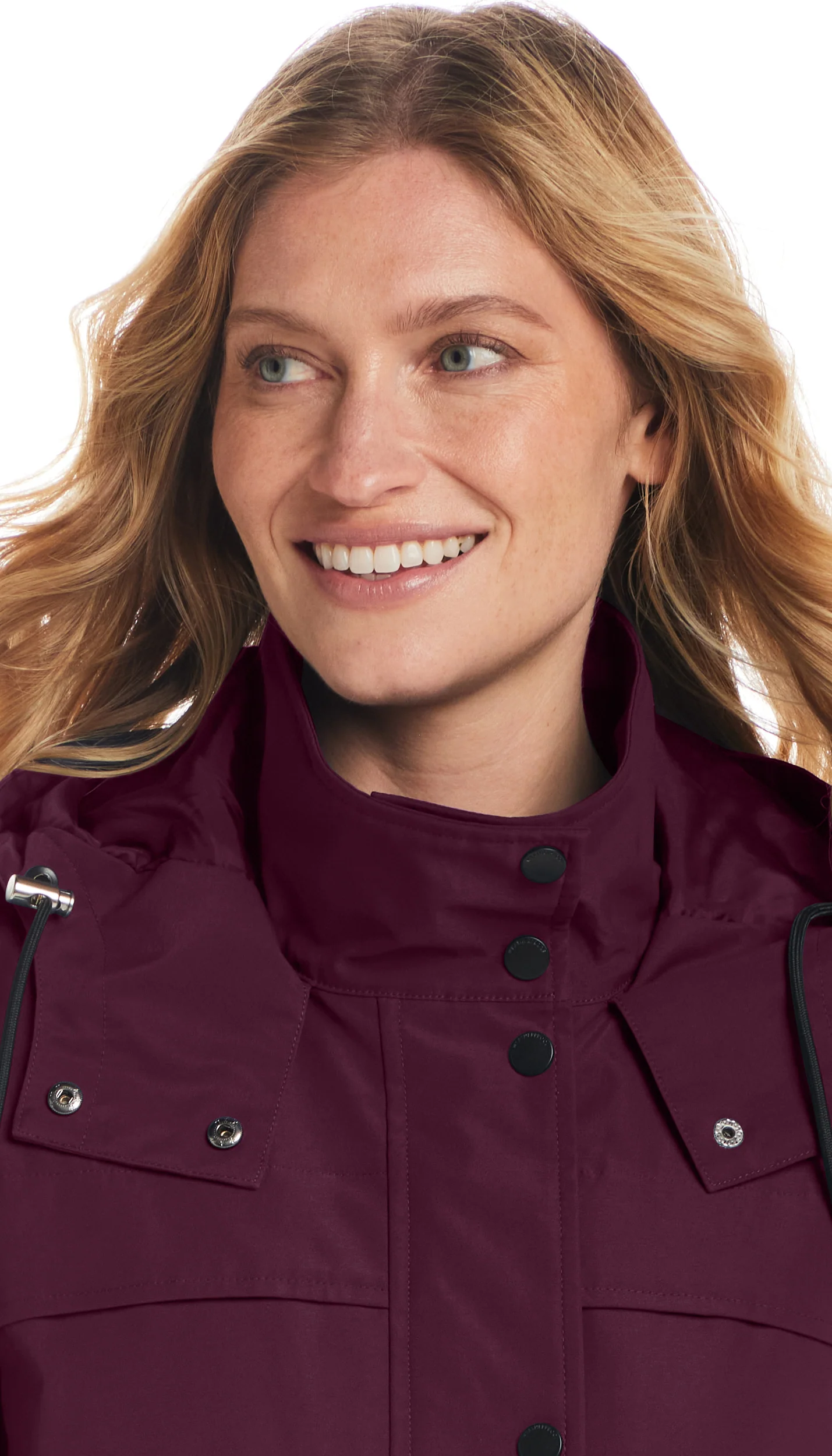 HOODED A-LINE RAIN JACKET - Image 7