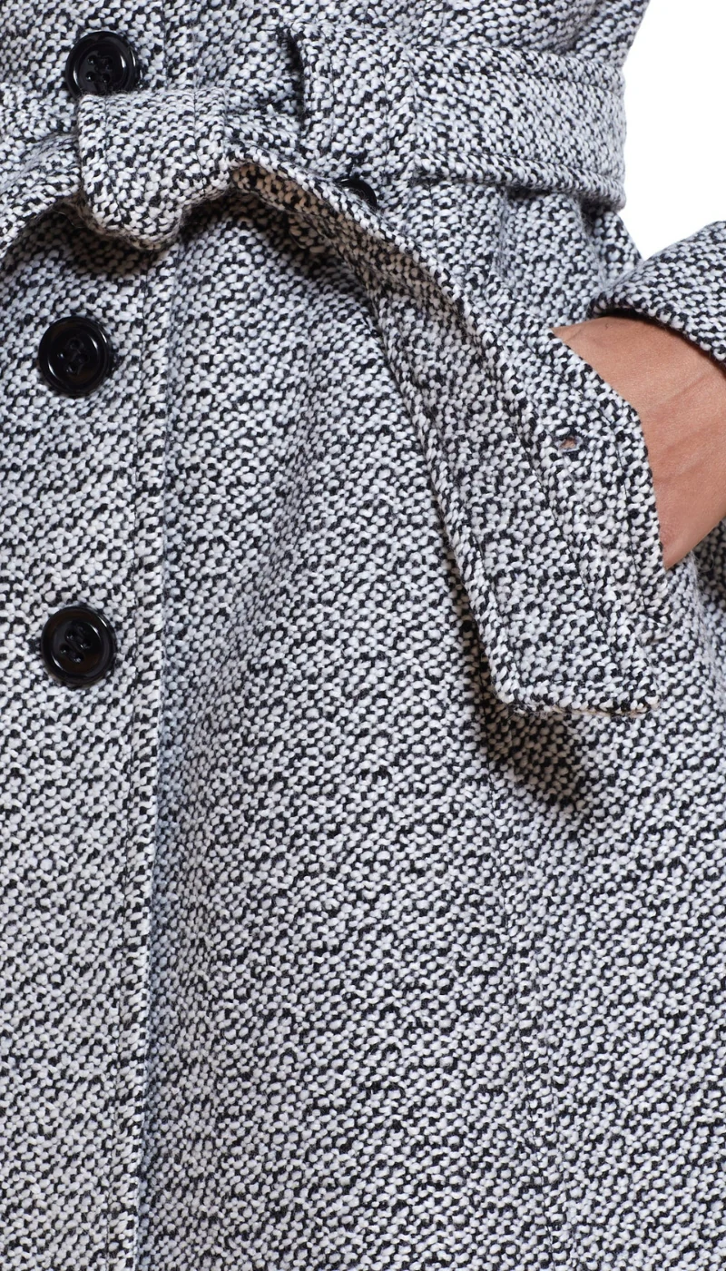 Hooded Wool Belted Walker - Image 5