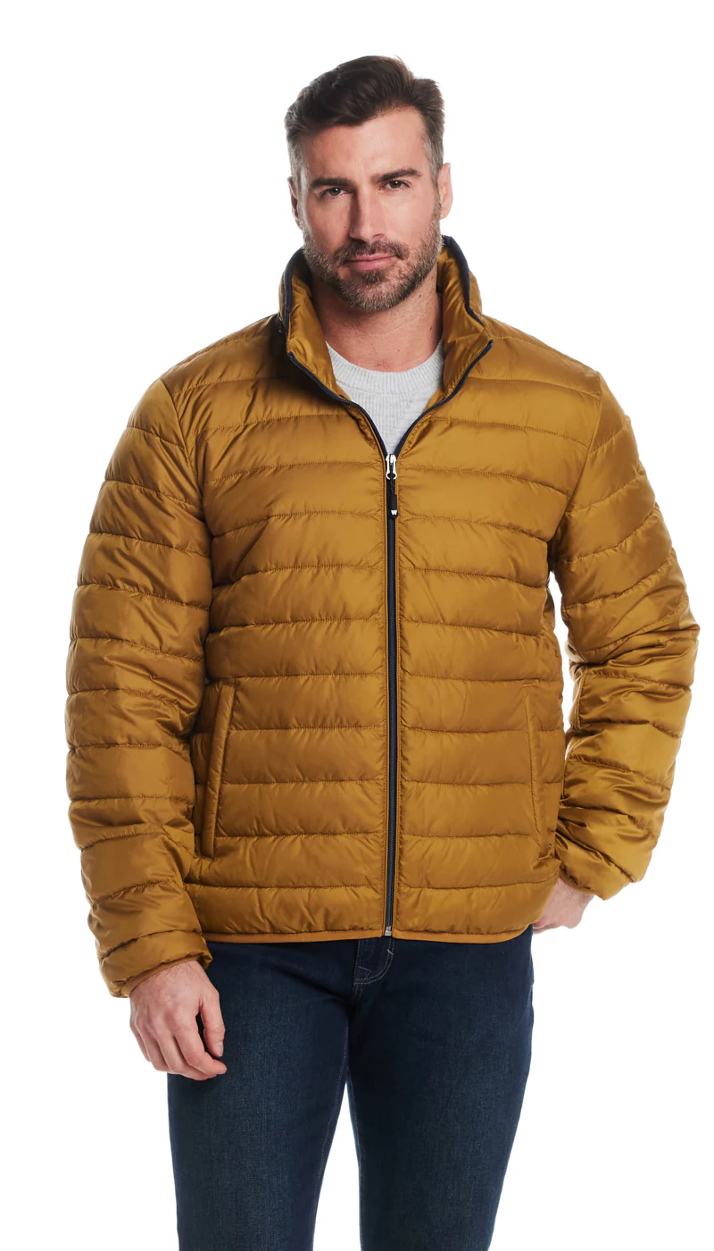 PILLOW PAC PUFFER JACKET - MUSTARD - Image 10