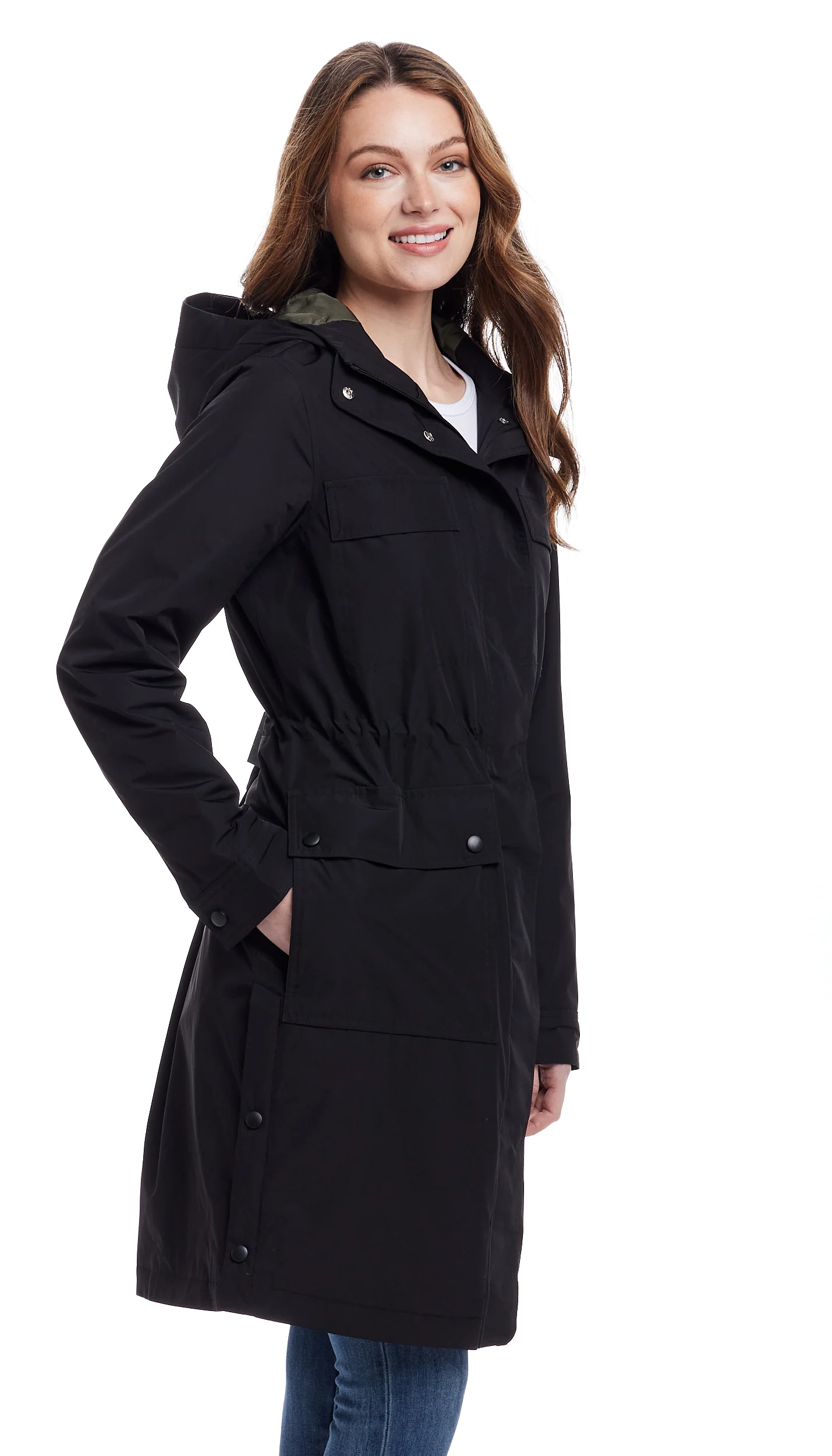 UTILITARIAN HOODED RAIN COAT - Image 5