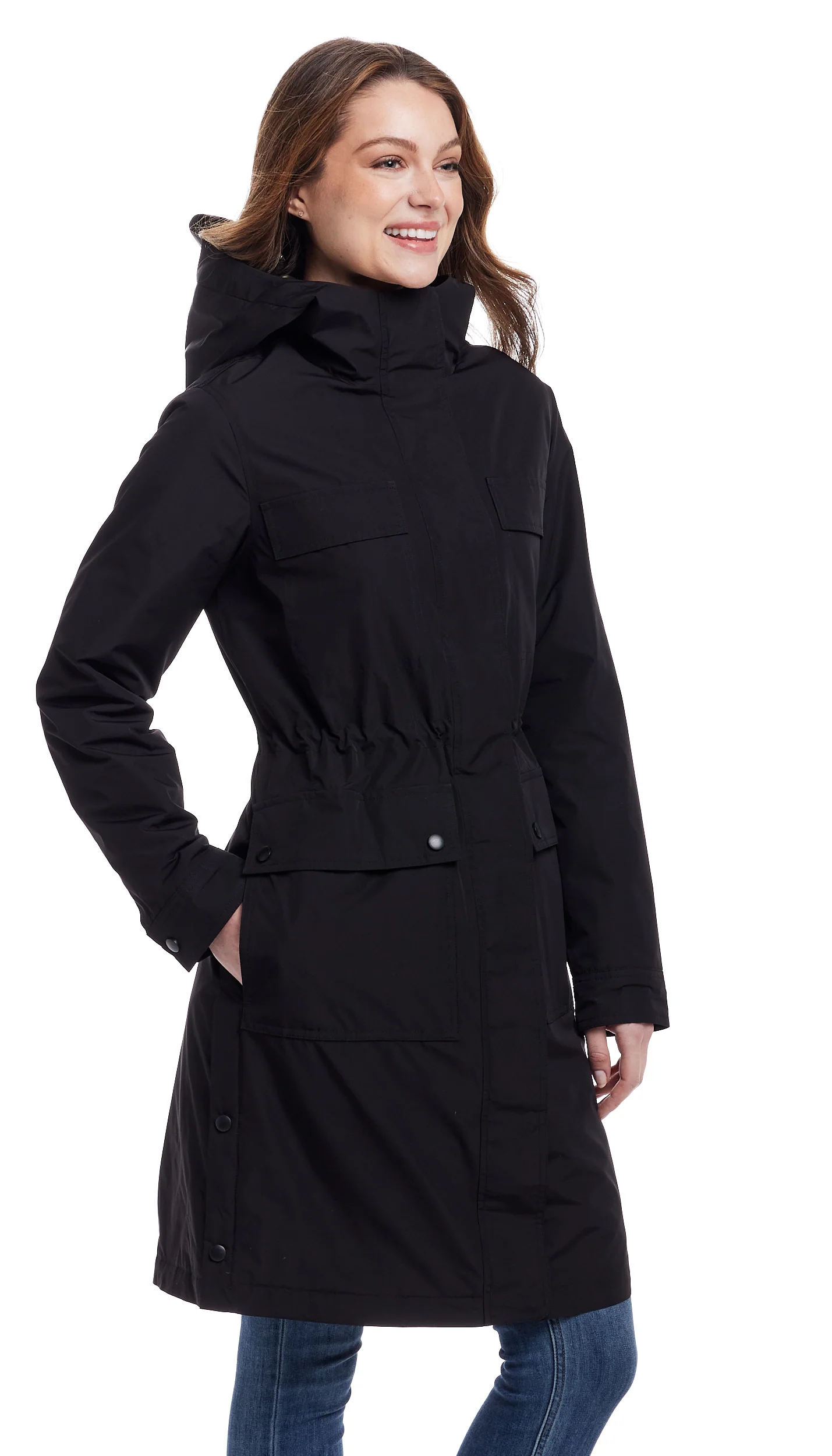 UTILITARIAN HOODED RAIN COAT - Image 6